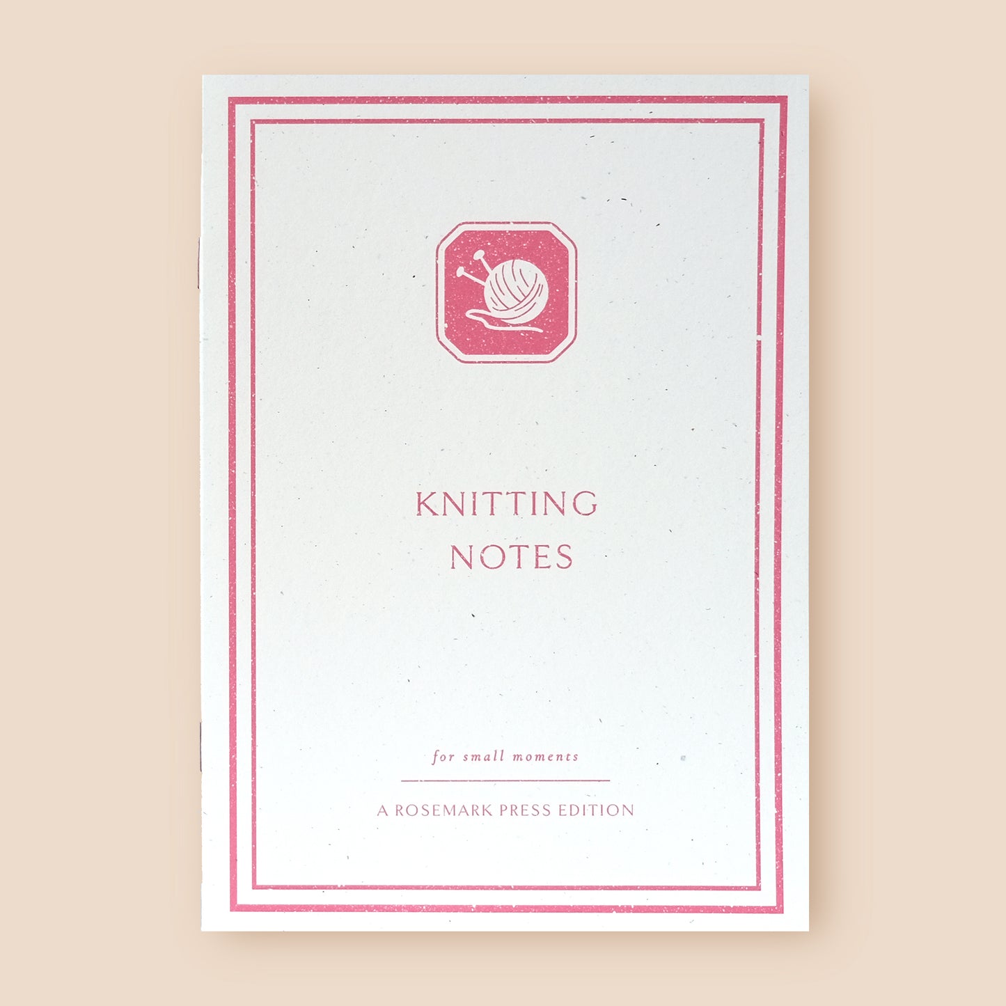 Knitting Notes A5 Notebook Blank