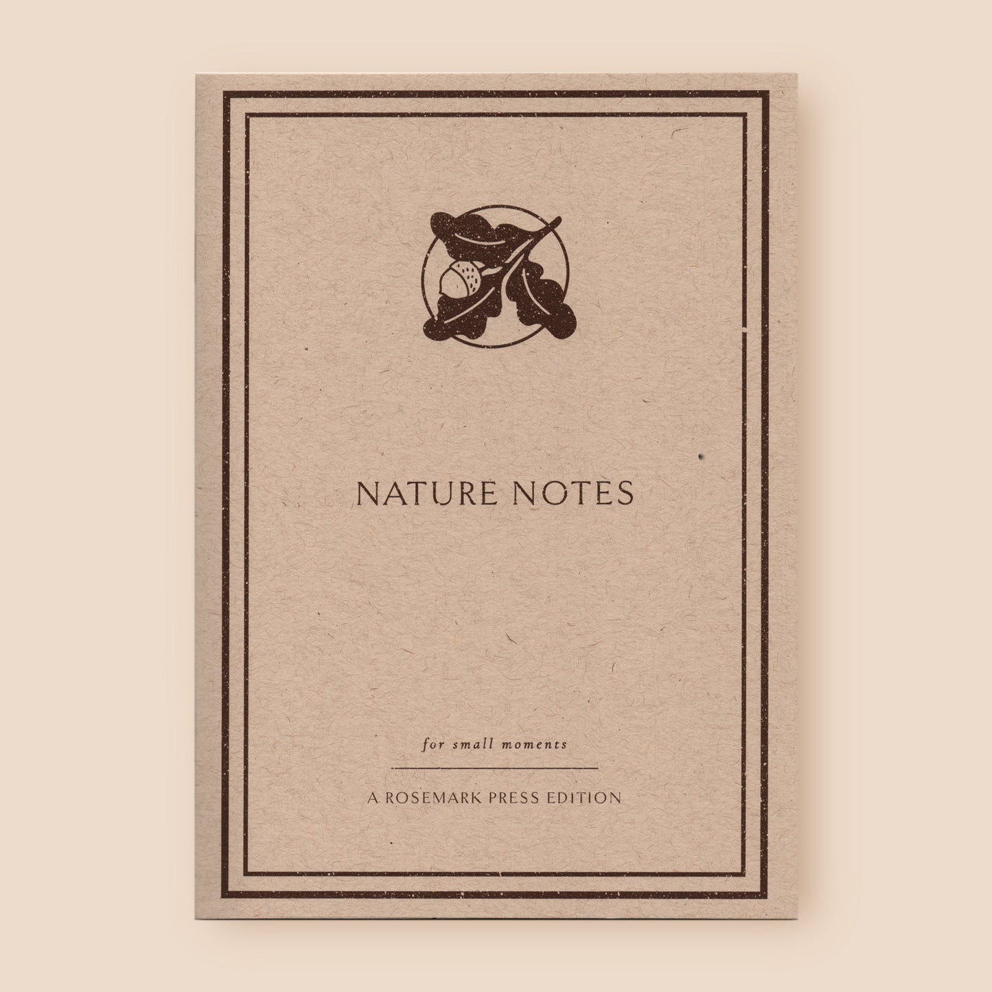 Nature Notes A5 Notebook Blank
