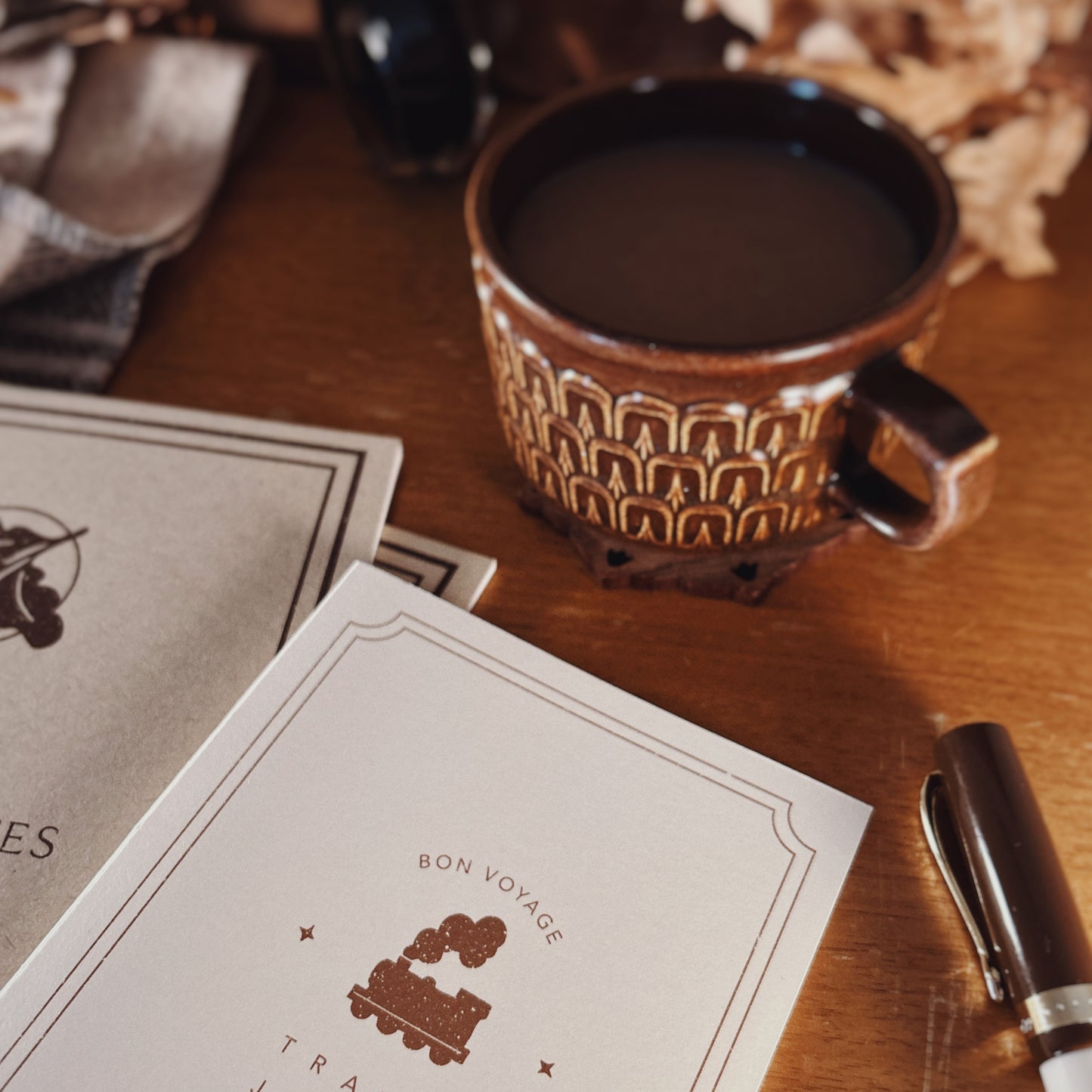 Travel Journal Blank - Train Ticket Milk