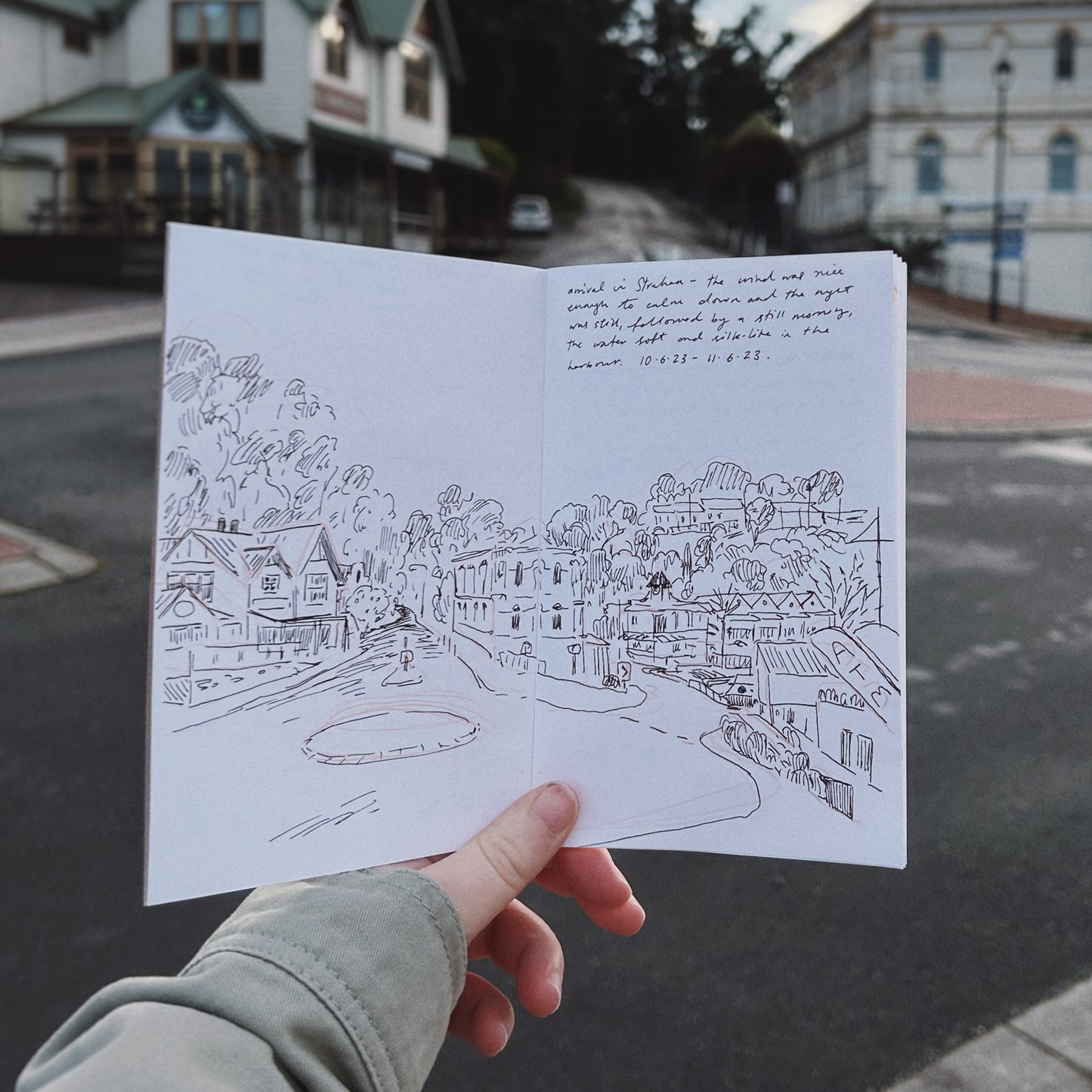 Travel Journal Blank - Train Ticket Milk