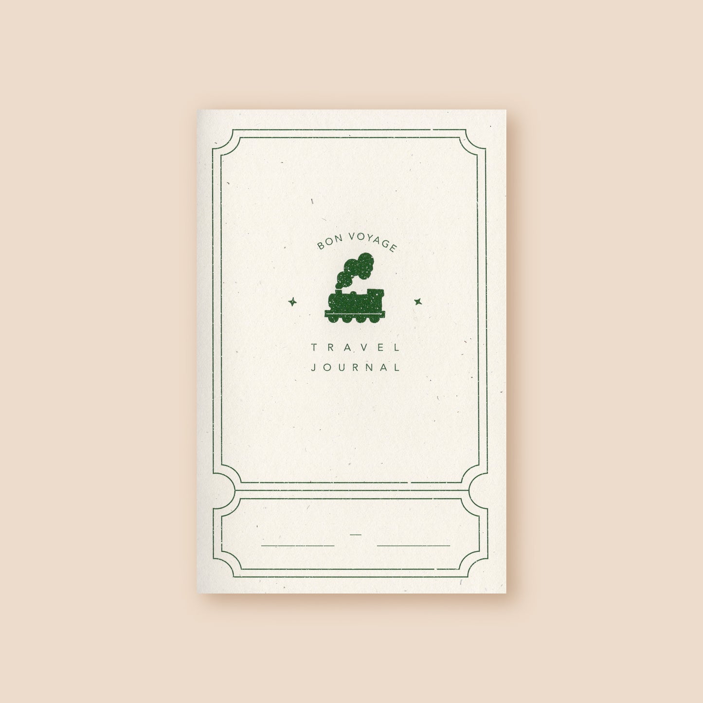 Travel Journal Blank - Train Ticket Milk