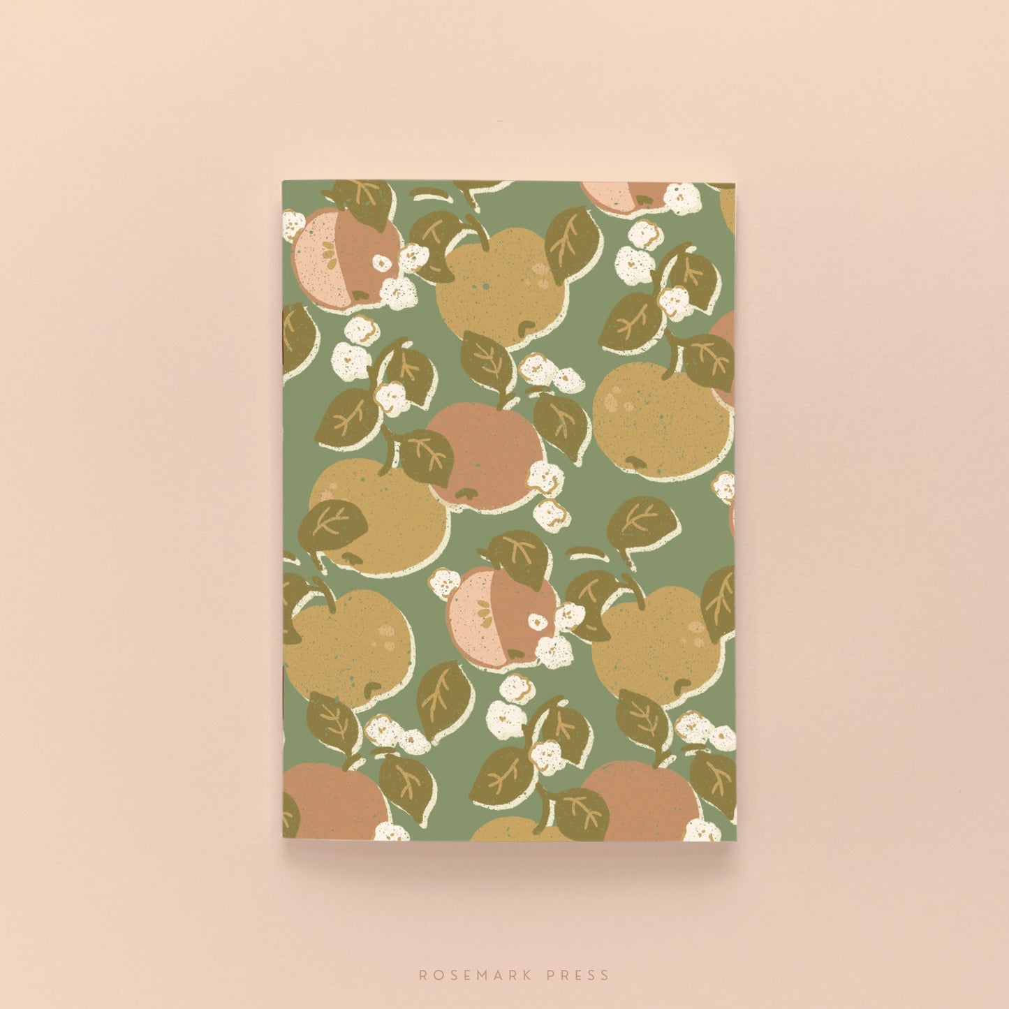 Apple Green A6 Notebook Set of 2 Blank