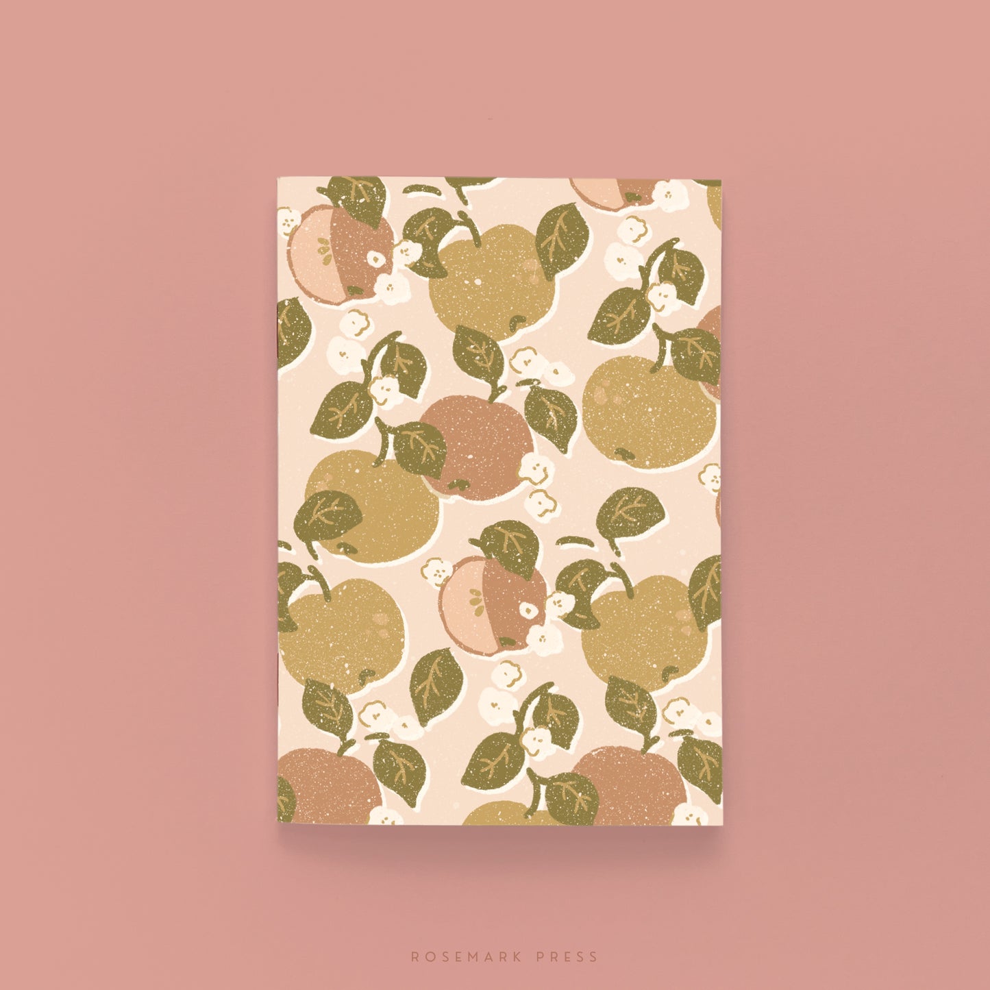 Apple Pink A6 Notebook Set of 2 Blank