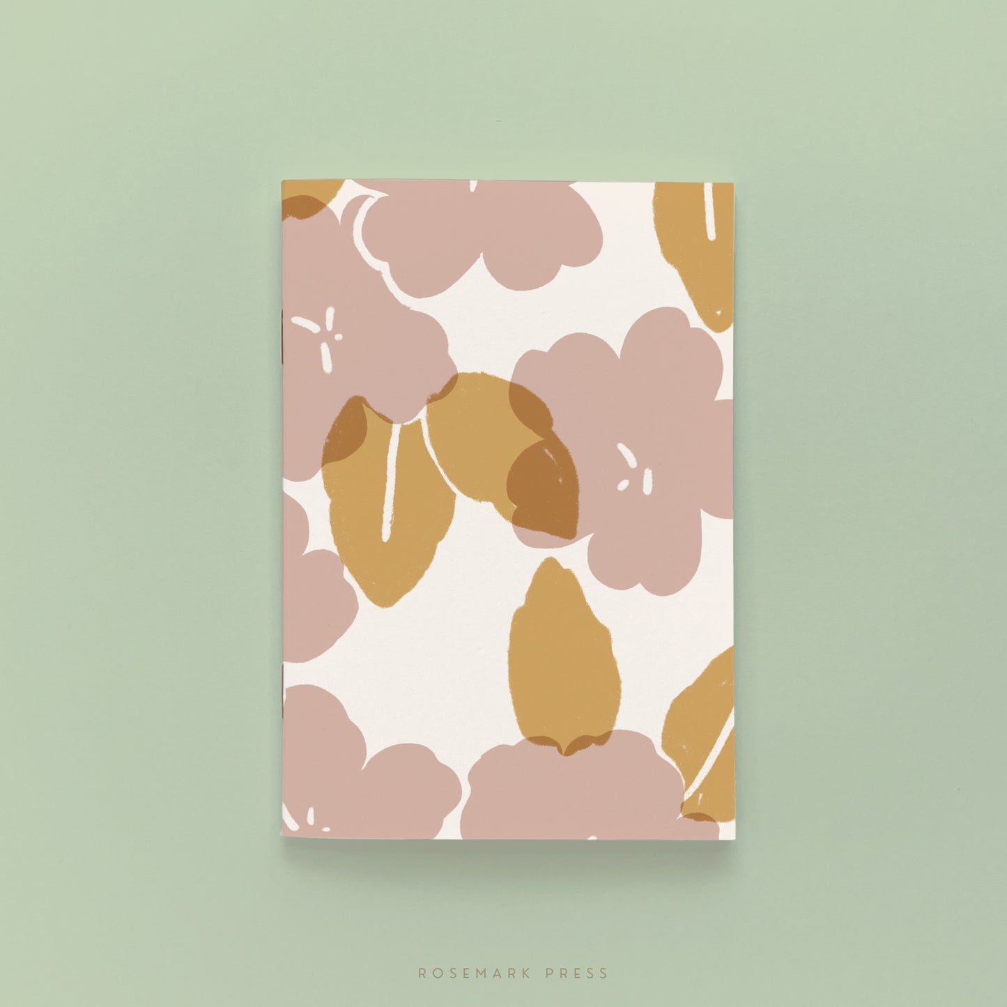 Rose Gold A6 Notebook Set of 2 Blank