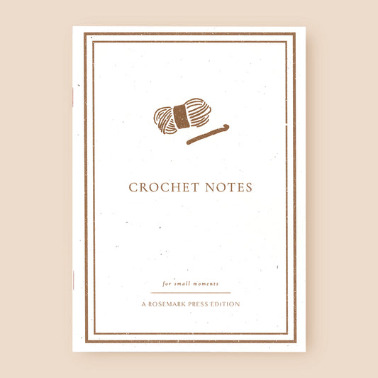 Crochet Notes A5 Notebook Blank