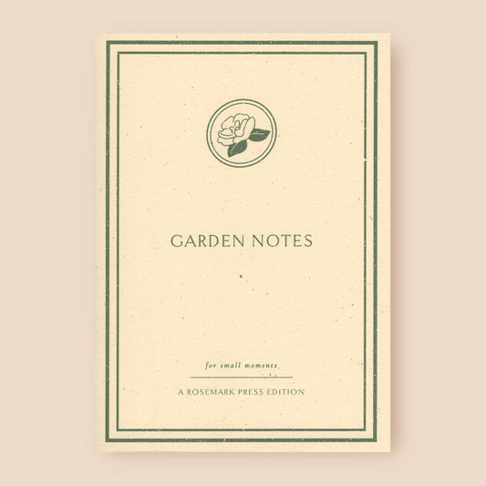 Garden Notes A5 Notebook Blank