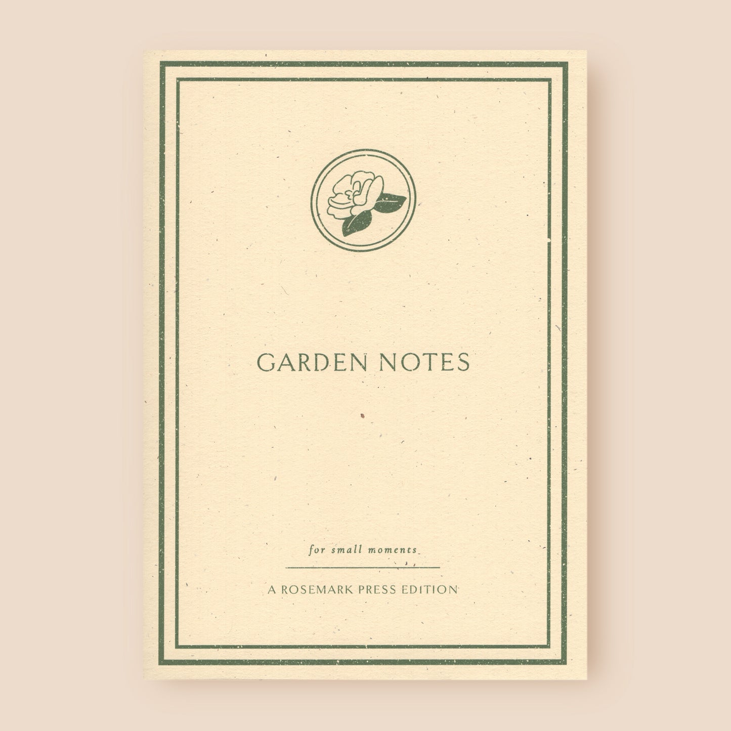 Garden Notes A5 Notebook Blank