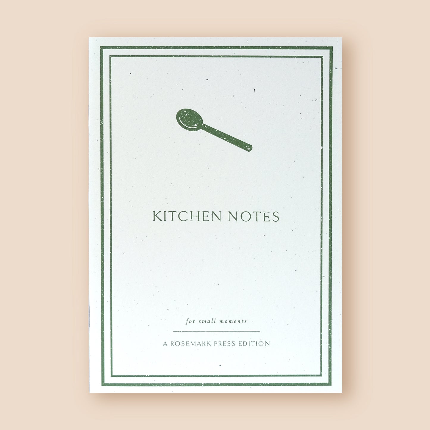 Kitchen Notes A5 Notebook Blank