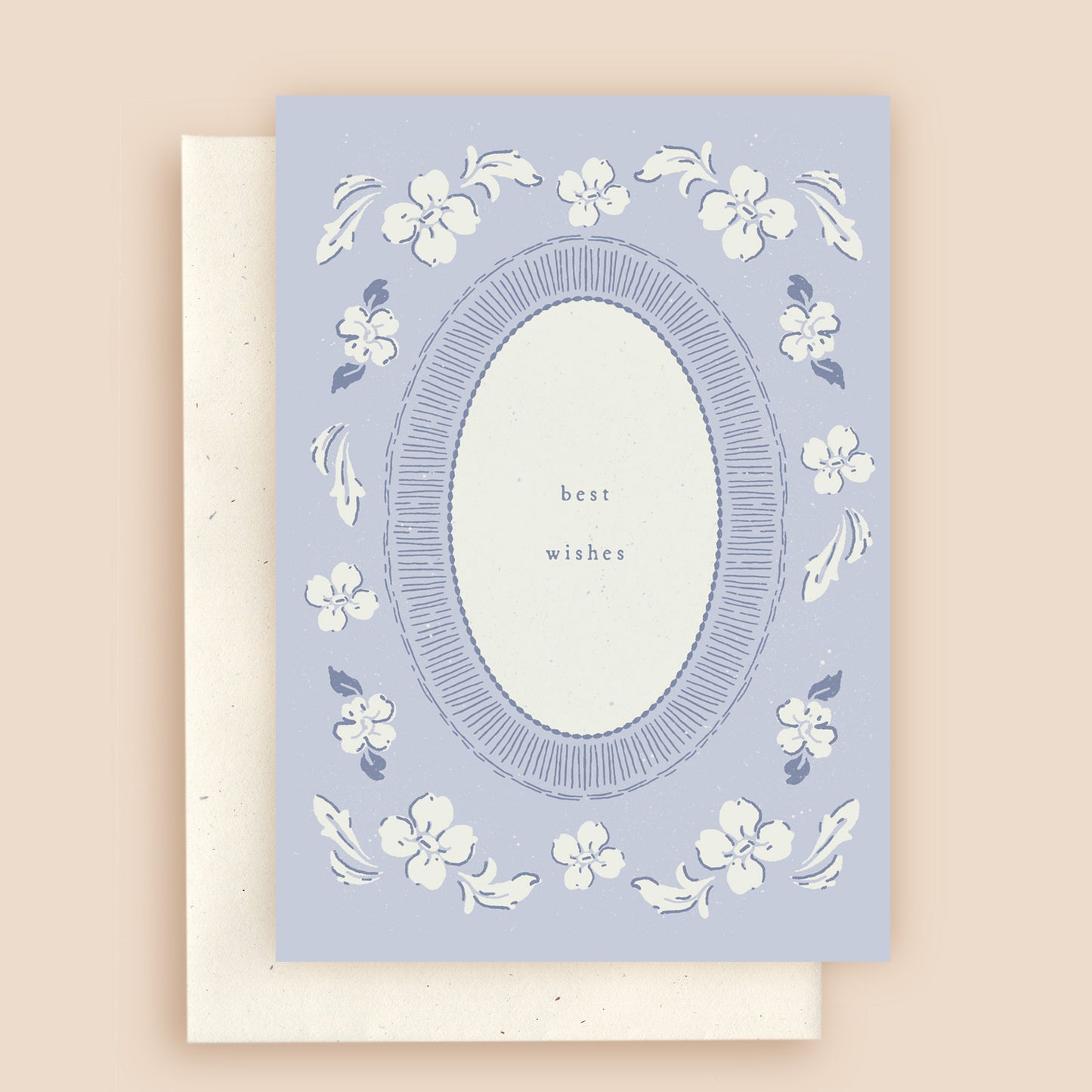Best Wishes Floral Greeting Card