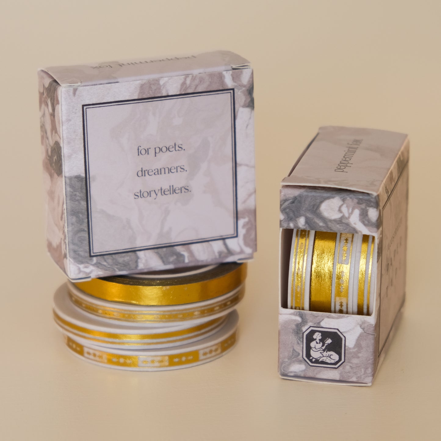 Border Ornaments - Gold Foil Decorative Washi Tape