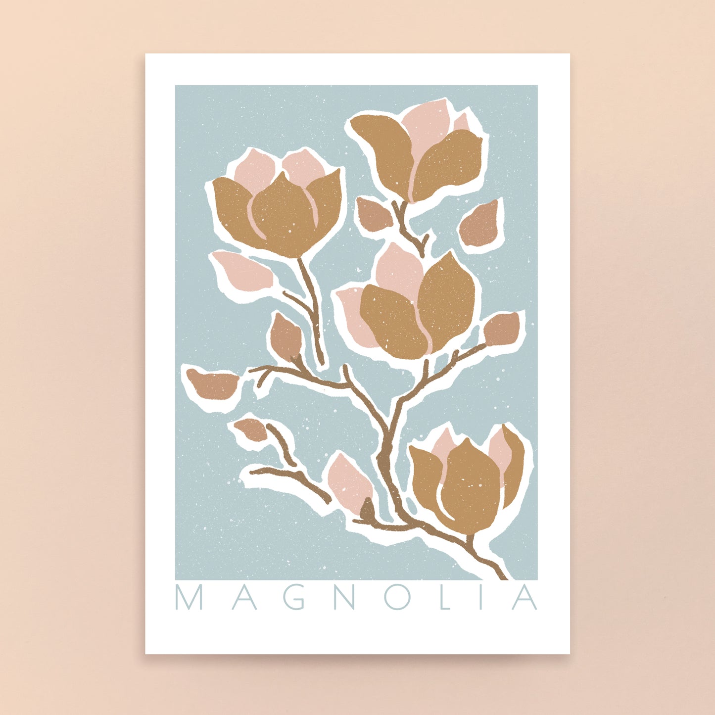 Magnolia A4 Art Print
