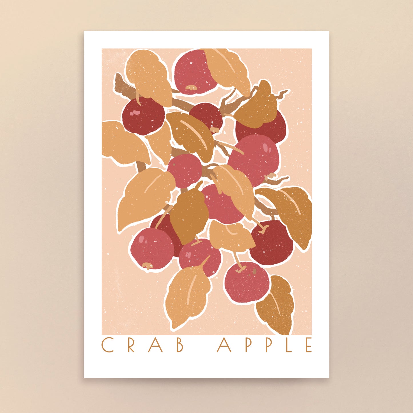 Autumn Crabapple A4 Art Print