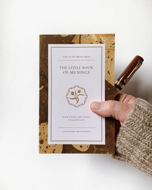'The Little Book of Musings' Paperback Notebook Blank
