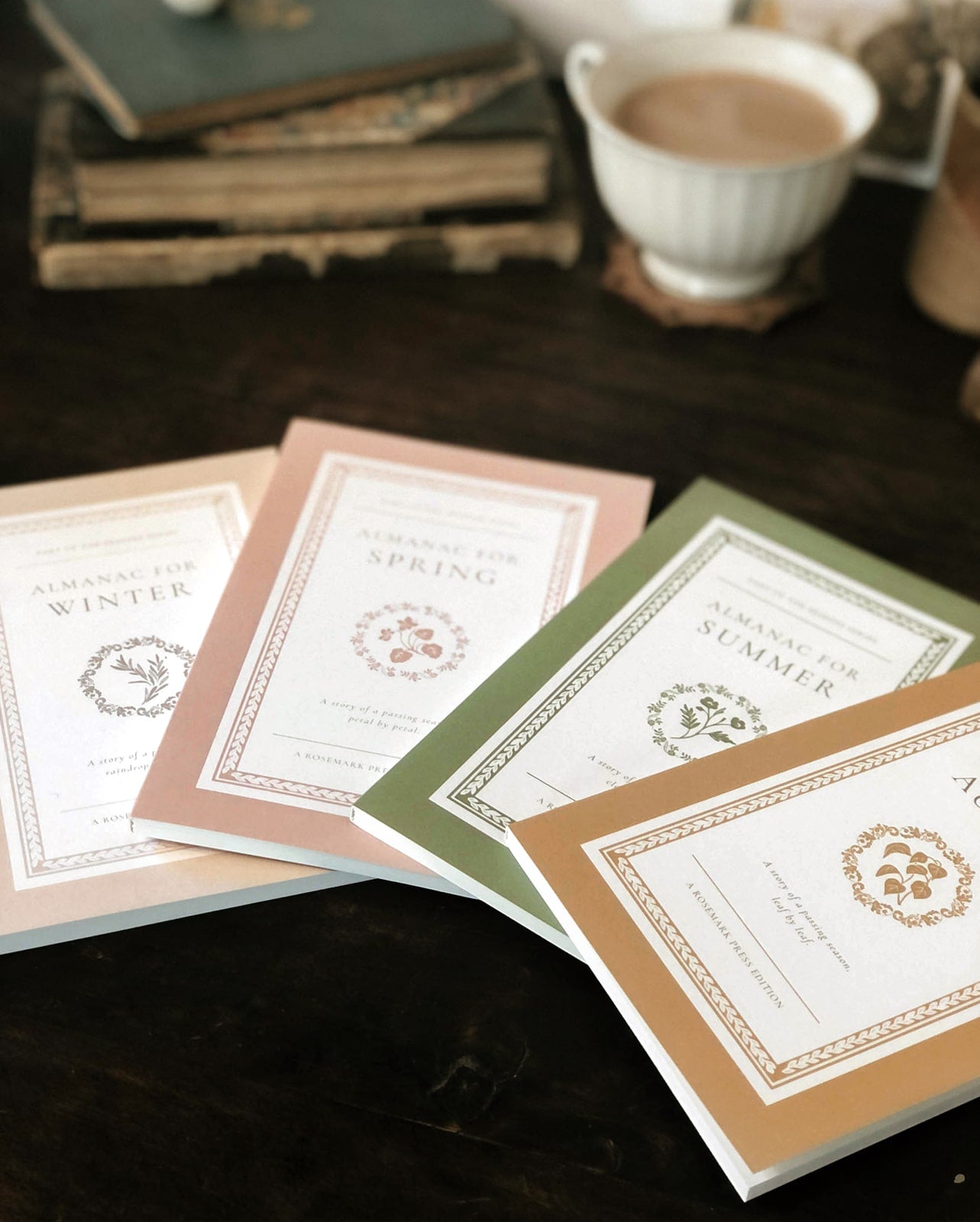 Almanac Paperback Notebook Set of 4 Blank Bundle